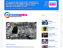 Tablet Screenshot of catchermedia.co.uk